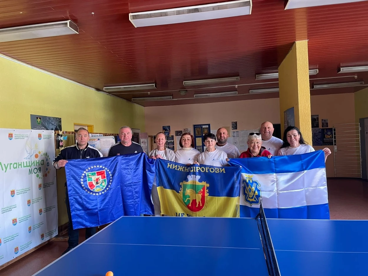 Ужгород об’єднав переселенців із Херсонщини та Луганщини за тенісним столом