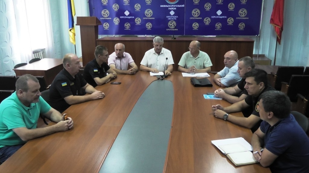 Підсумки об’єктового навчання підбили в Нижньосірогозькій райдержадміністрації