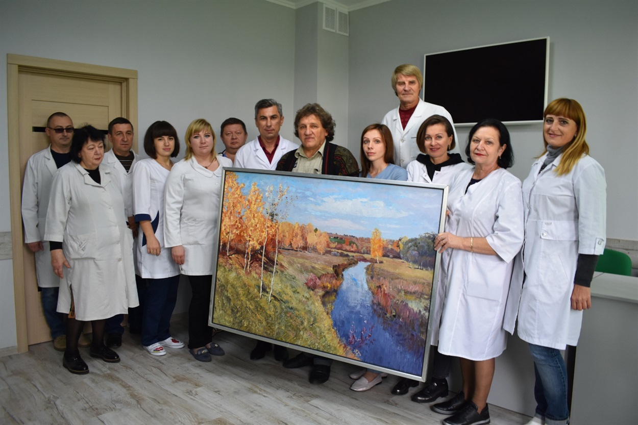 Колектив лікарів Нижньосірогозької райлікарні