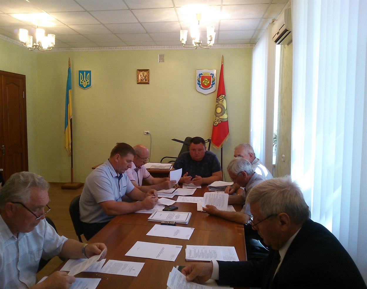 27 травня 2019 року. Засідання бюджетної комісії Нижньосірогозької райради