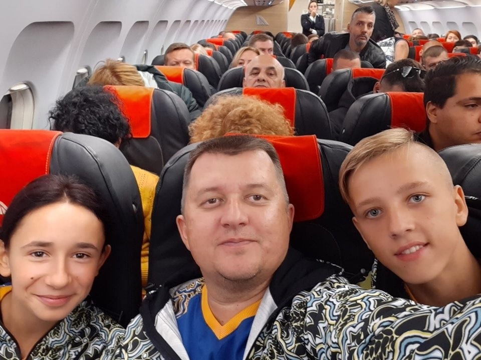 Виліт з Києва на Рим