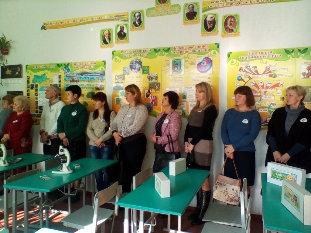 В кабінеті біології