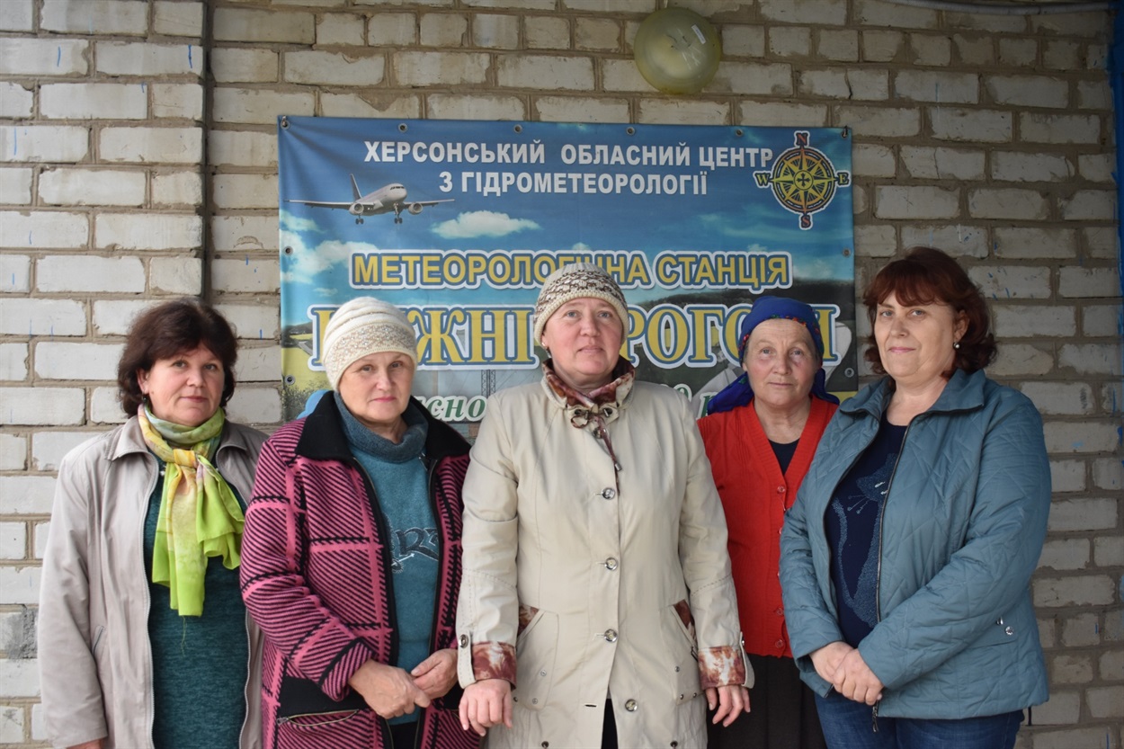 Колектив метеостанції Нижні Сірогози