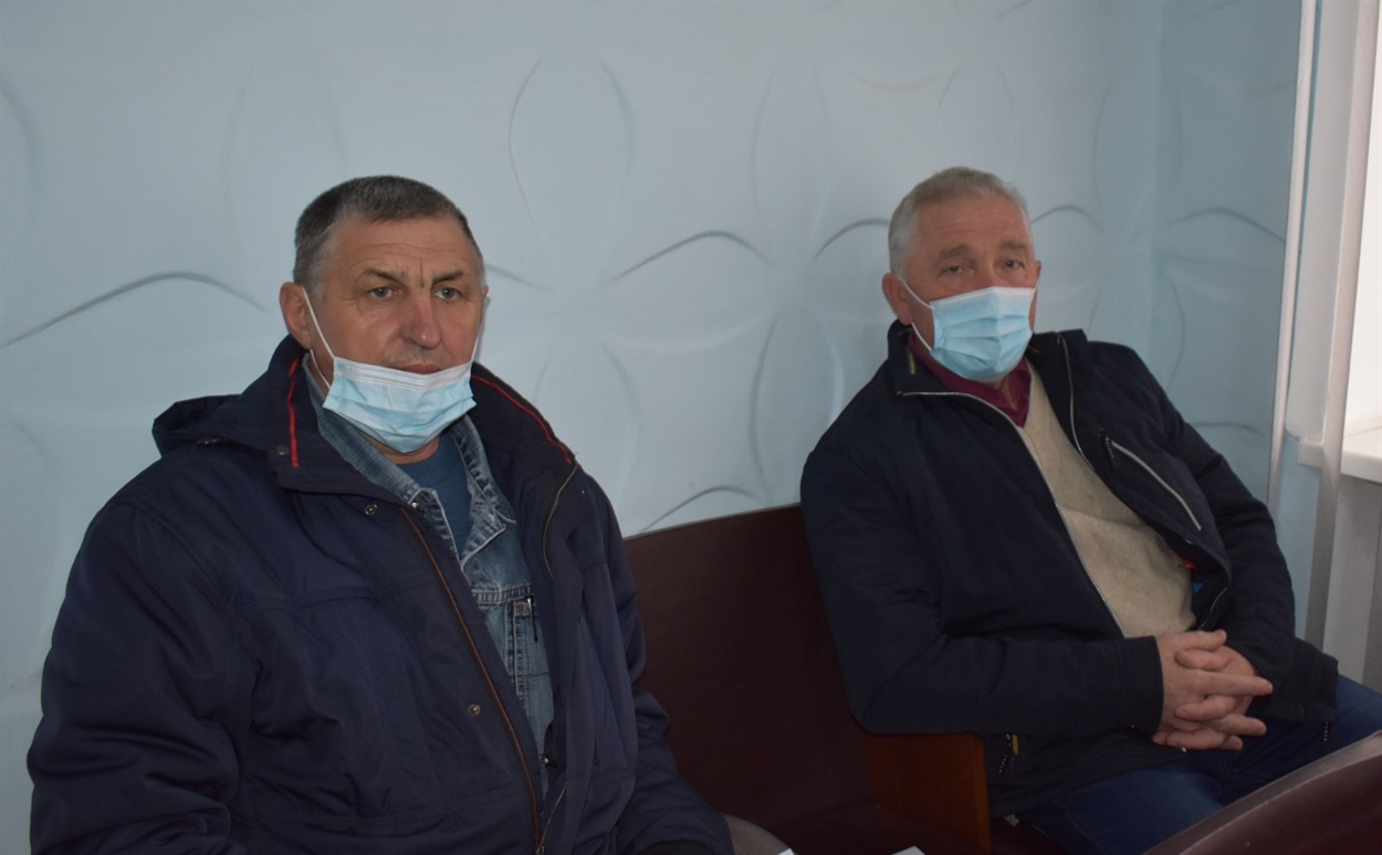 Депутати райради Микола Москаленко і Олександр Коробков