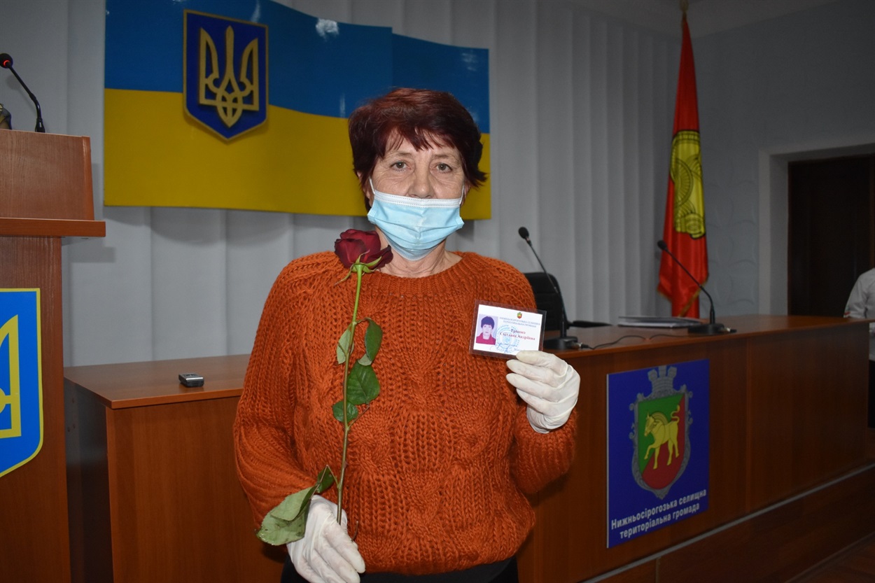 Депутатка Нижньосірогозької селищної ради Світлана Гришко