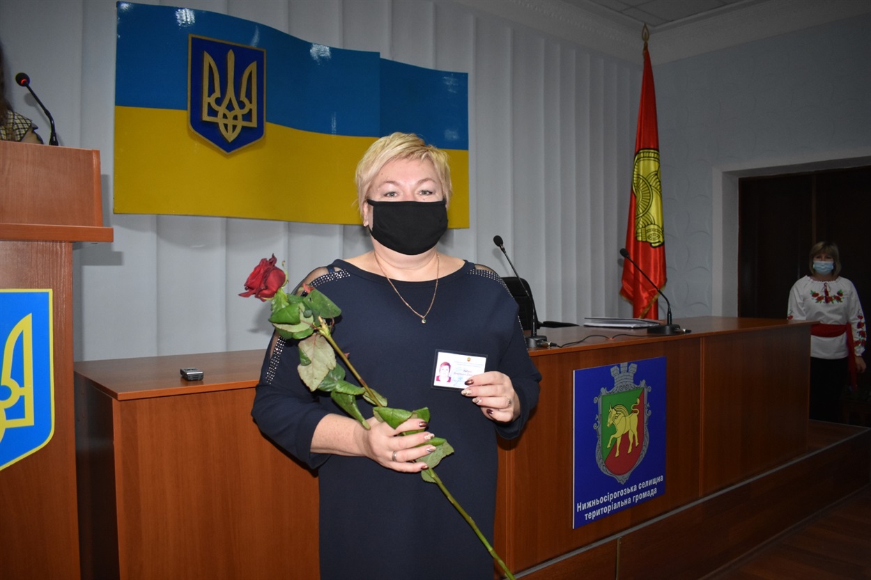 Депутатка Нижньосірогозької селищної ради Людмила Зибіна
