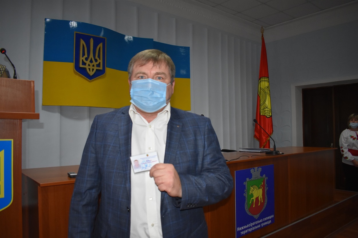 Депутат Нижньосірогозької селищної ради Сергій Чебукін