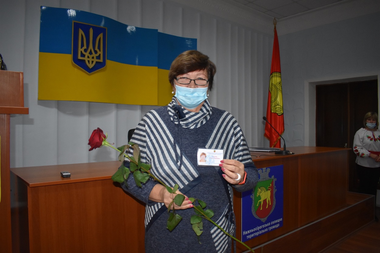 Депутатка Нижньосірогозької селищної ради Ольга Сизова
