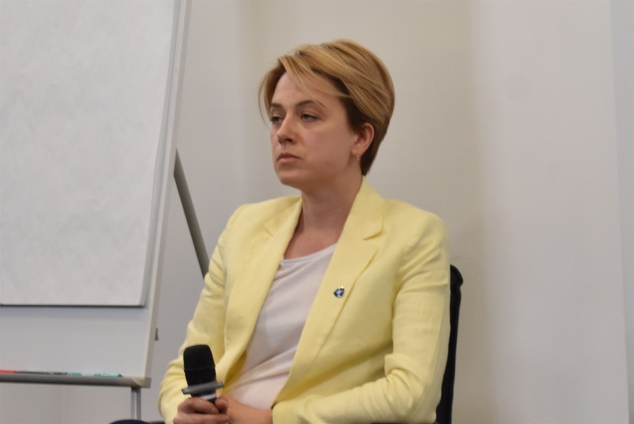 Речниця Національної служби здоров'я України Лілія Гудзь