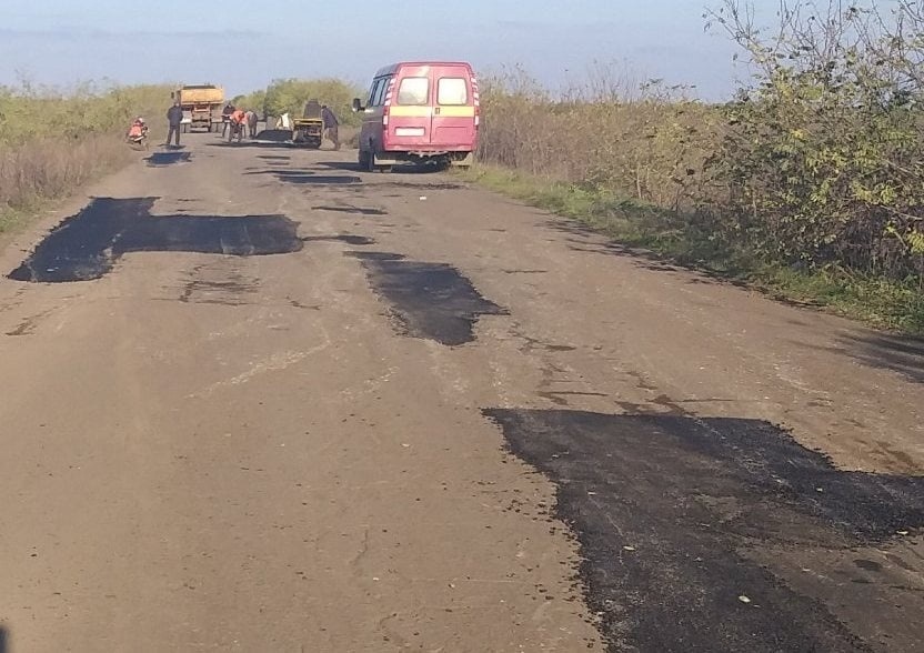 Ремонт дороги Нижні Сірогози – Дем’янівка