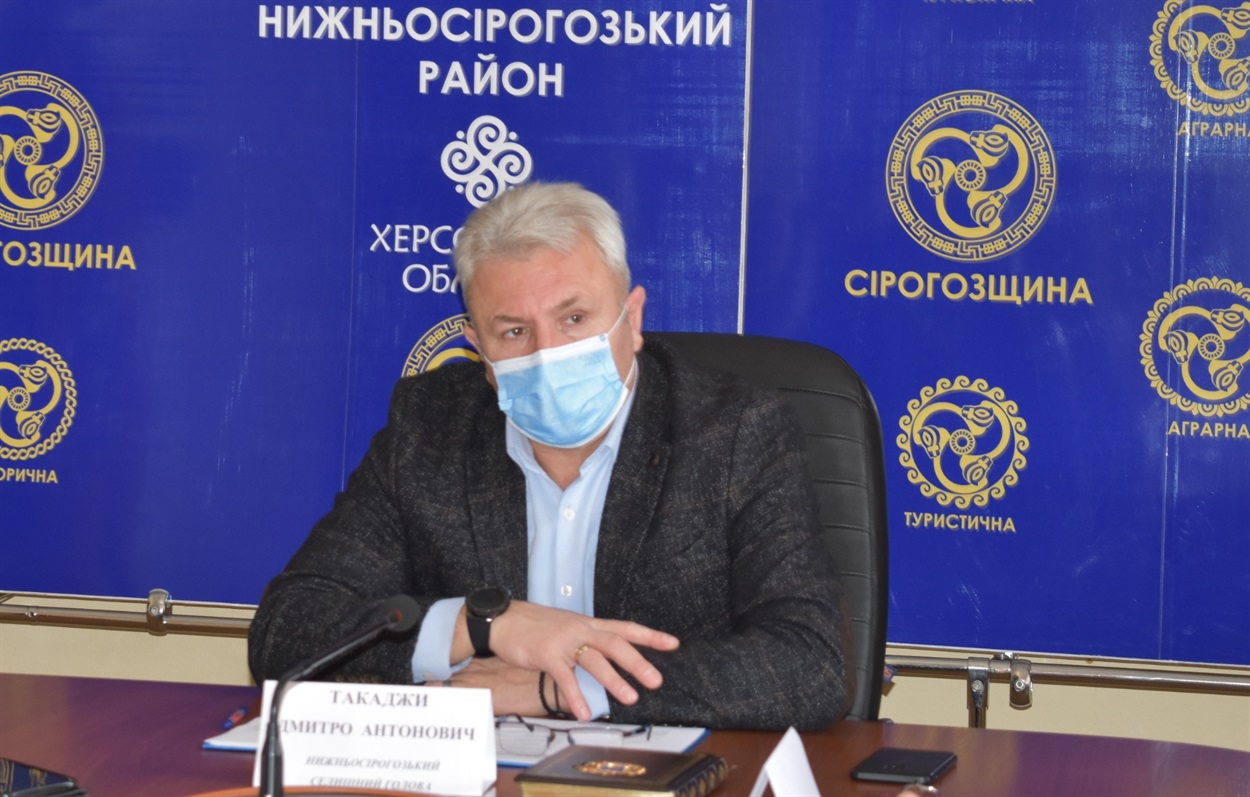 Дмитро Такаджи, голова Нижньосірогозької селищної ради
