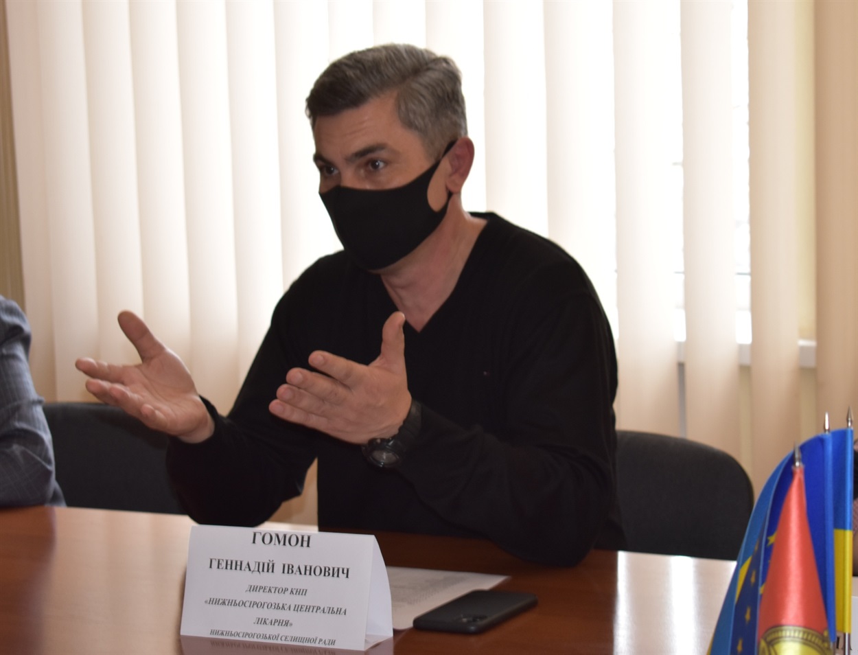 Геннадій Гомон, директор Нижньосірогозької центральної районної лікарні