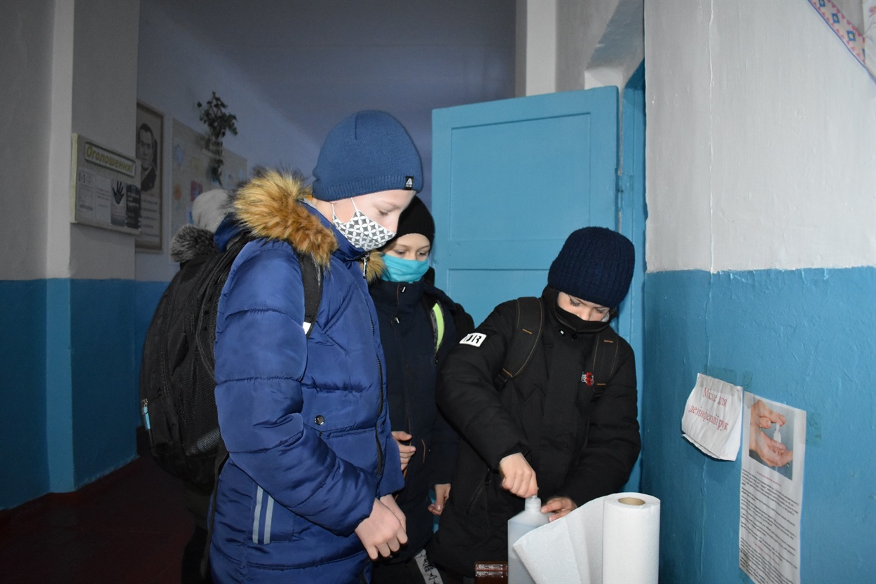 Степненська школа забезпечена дезінфікуючими засобами в повному обсязі