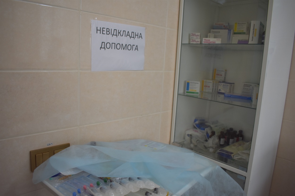 В кабінеті щеплень облаштовано куточок “Невідкладної допомоги”