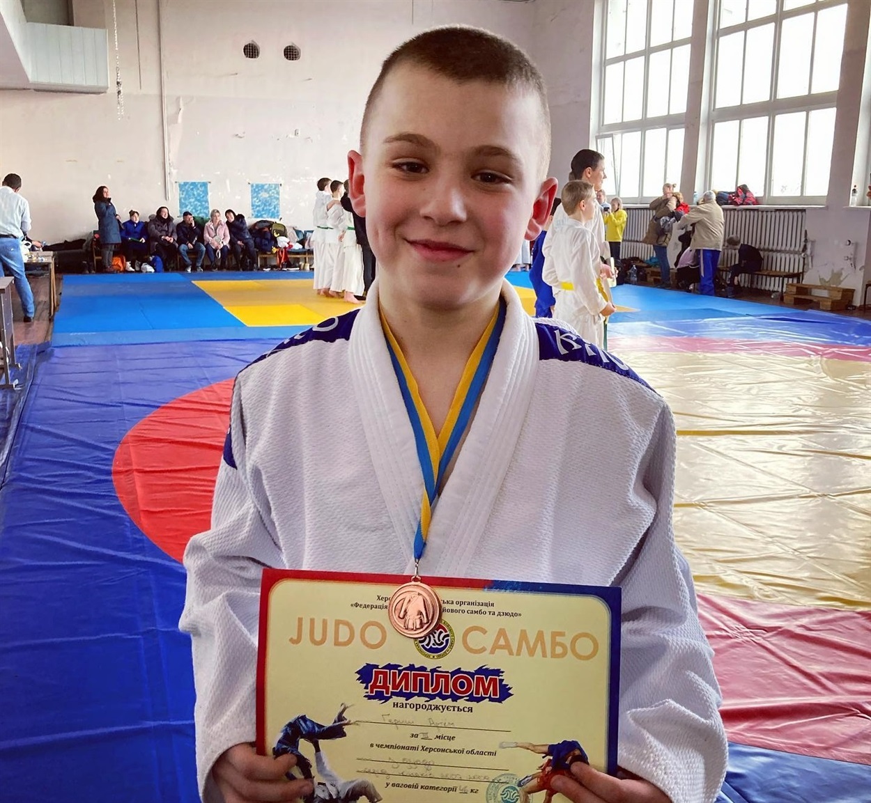 Артем Гериш – бронзовий призер Чемпіонату Херсонської області з дзюдо