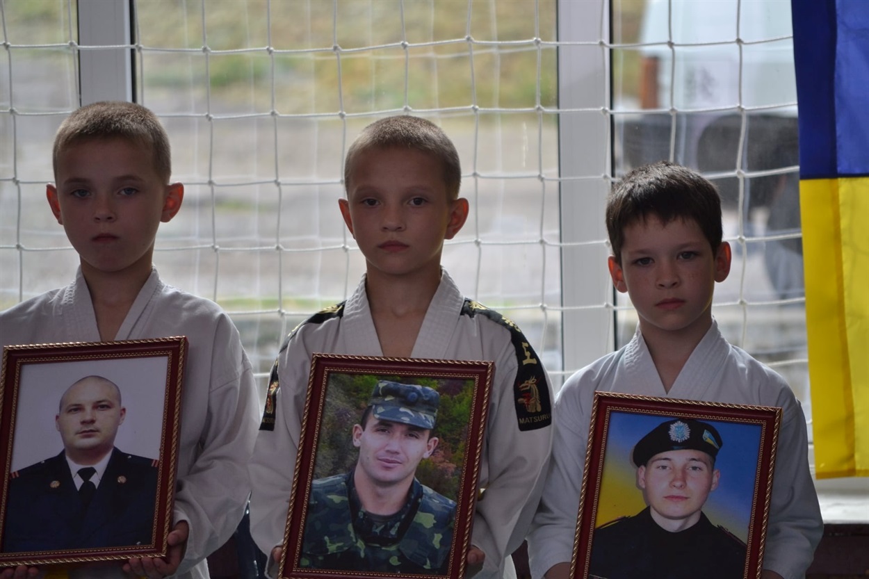 Перед початком змагань згадали поіменно горностаївців, які загинули в зоні АТО