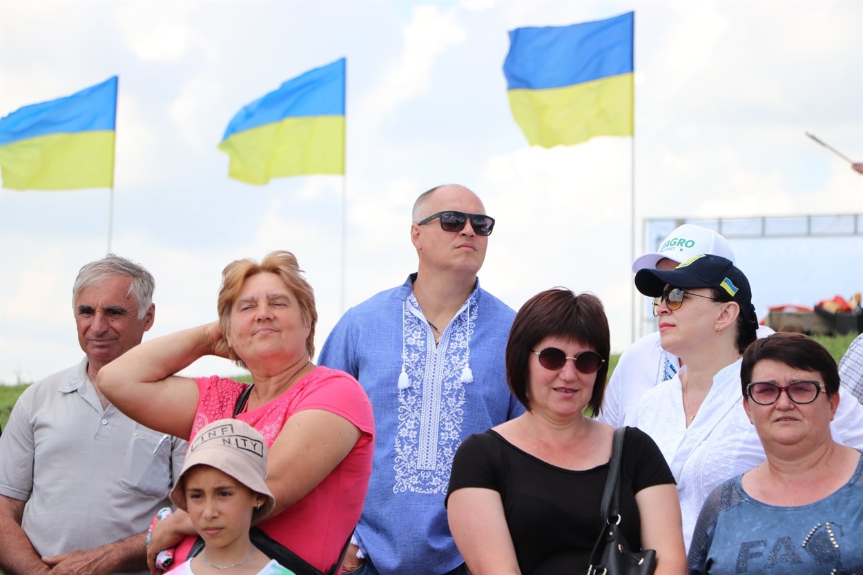 Делегацію Нижньосірогозької громади очолила заступник селищного голови Оксана Полуекто (на фото крайня праворуч)