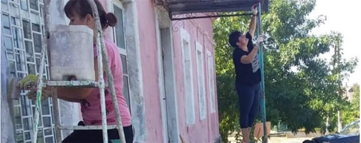 Ремонт фасаду приміщення Центру підтримки бізнесу та туризму