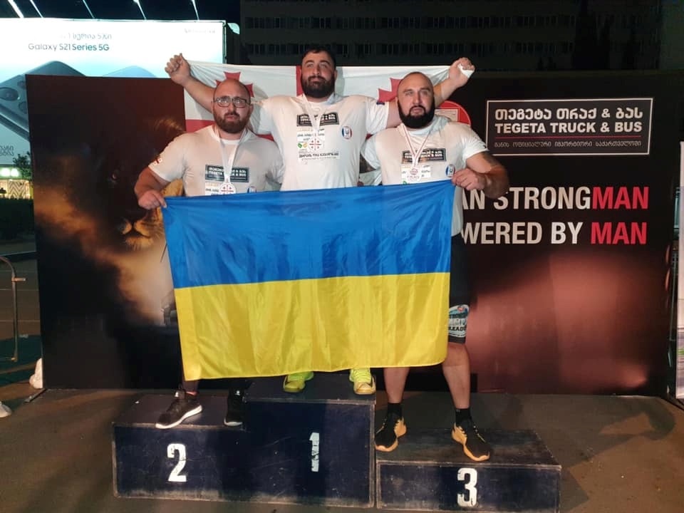 Нагородження кращих атлетів II етапу кубка Європи в суперважкій вазі