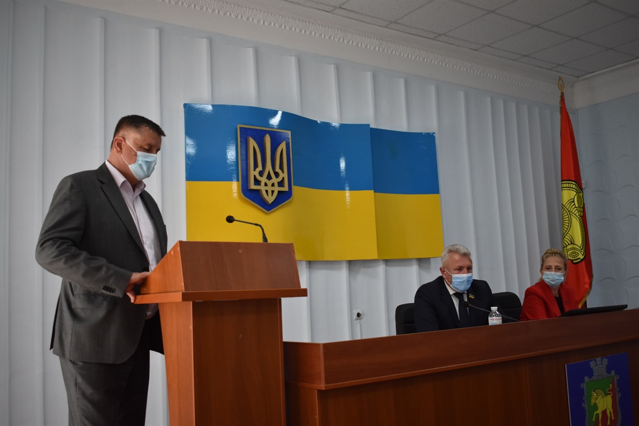 Виступ Сергія Максименка на 8-й сесії Нижньосірогозької селищної ради