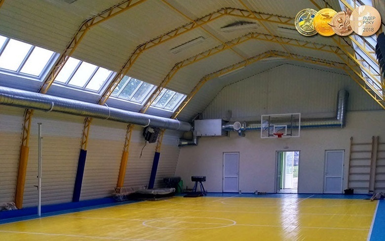 Орієнтовні розміри спорткомплексу 36 на 18 метрів