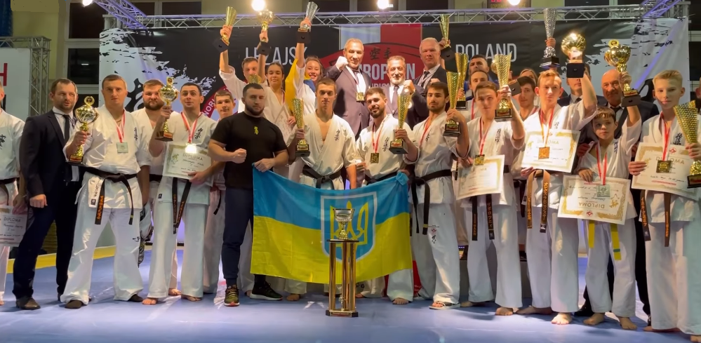 Збірна України з кіокушин карате посіла перше загальнокомандне місце