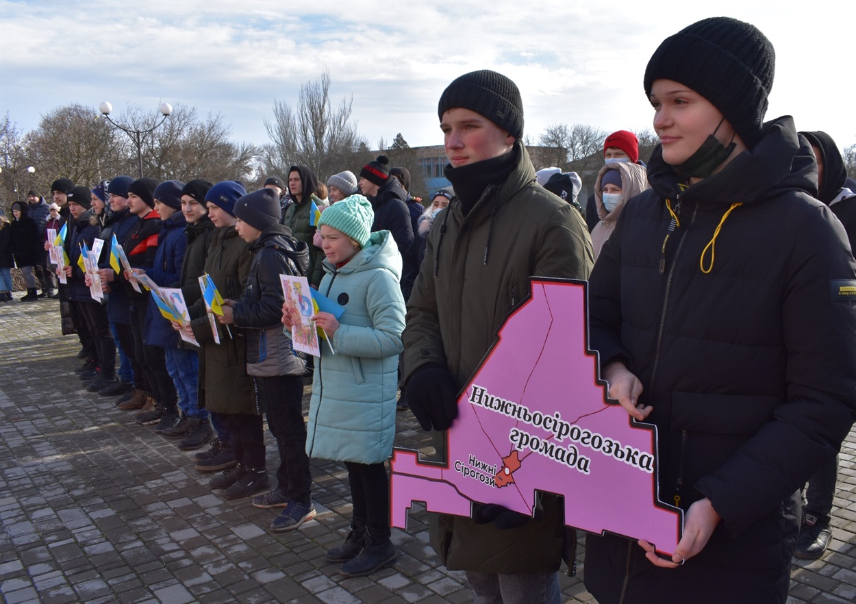 Карта Нижньосірогозької громади