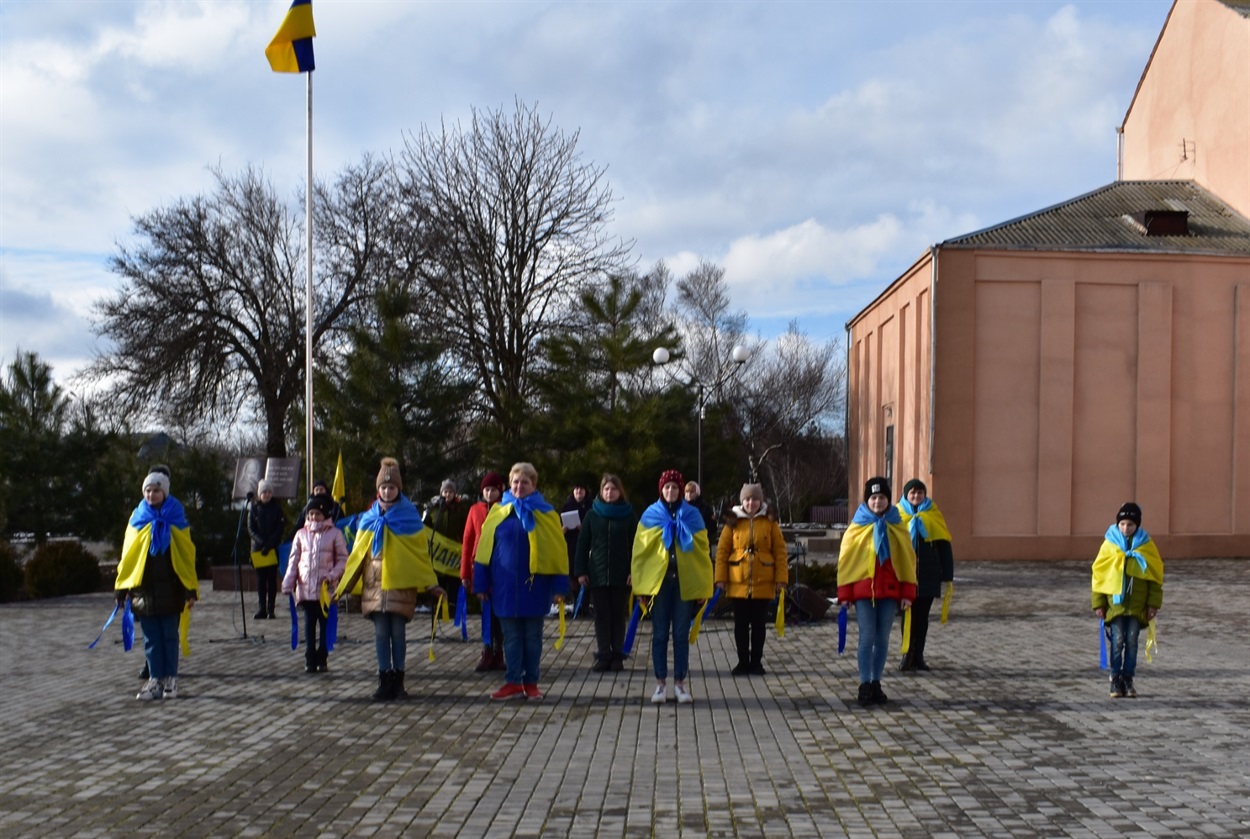 Учасники танцювального флешмобу під керівництвом Світлани Герасимової