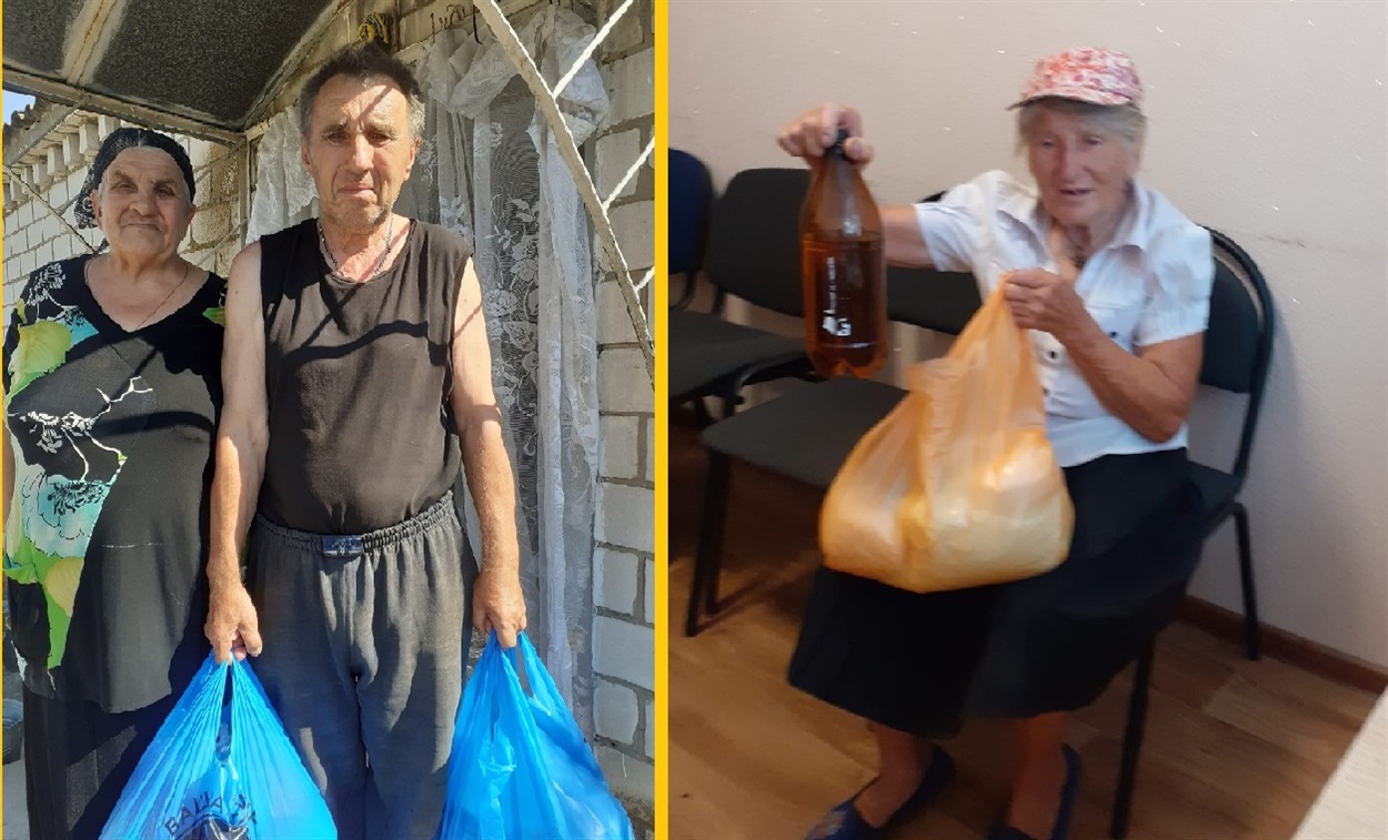 Насамперед, продуктові набори видавали уразливим категоріям населення