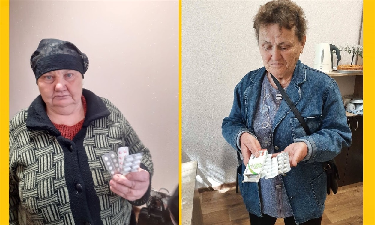 Ліки для людей з хронічними захворюваннями доставили!