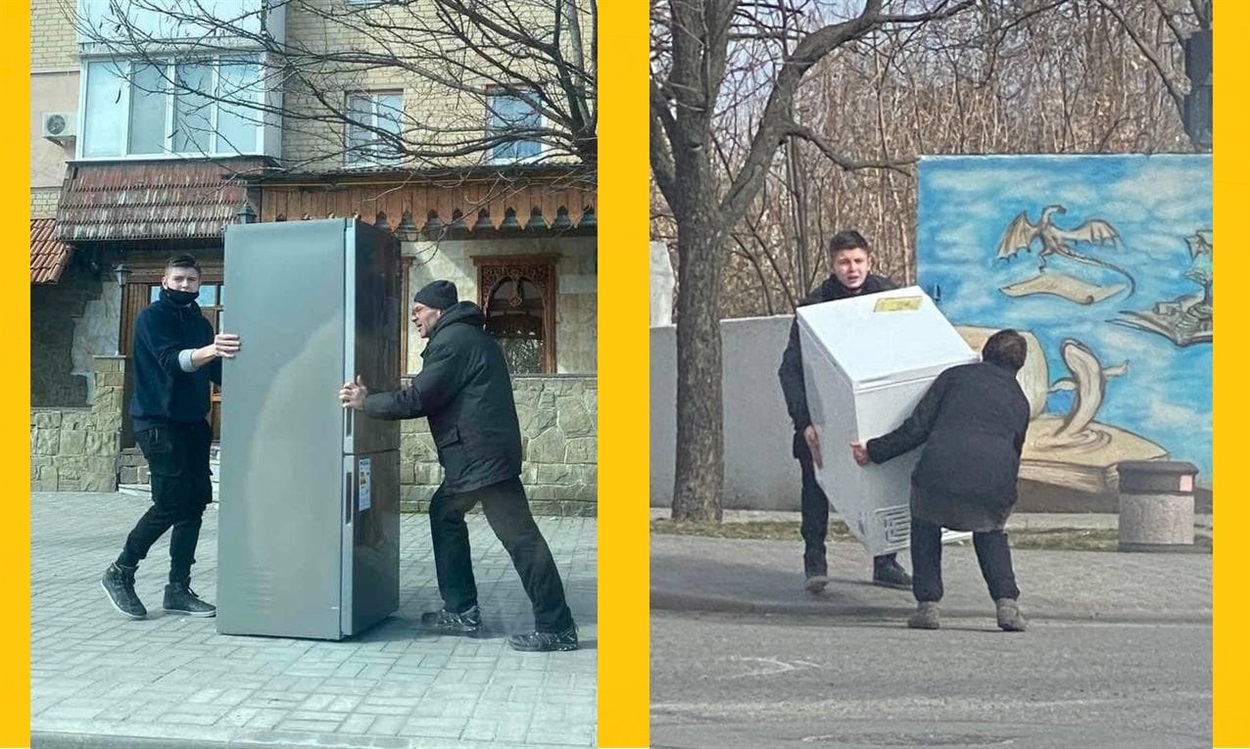 Мародерство в перші окупації Мелітополя стало масовим явищем