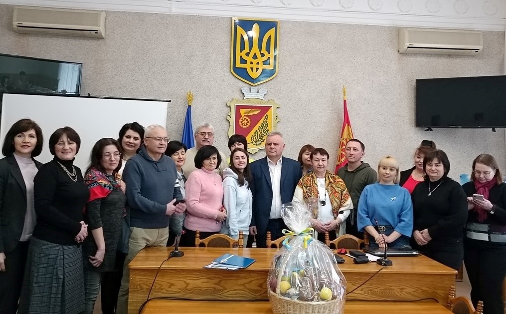 Учасники зустрічі у Знам'янській громаді