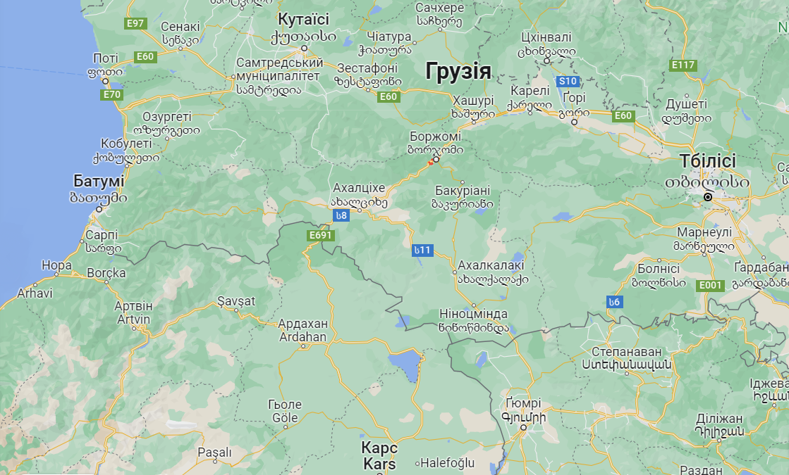 Скріншот google.com/maps 