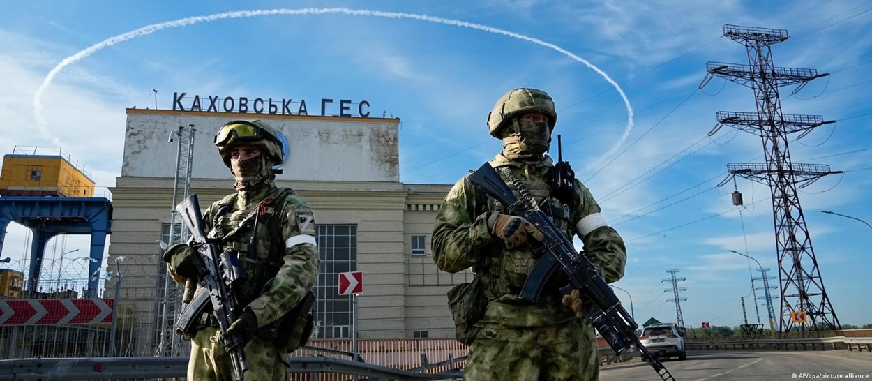 Каховська ГЕС під російською окупацією