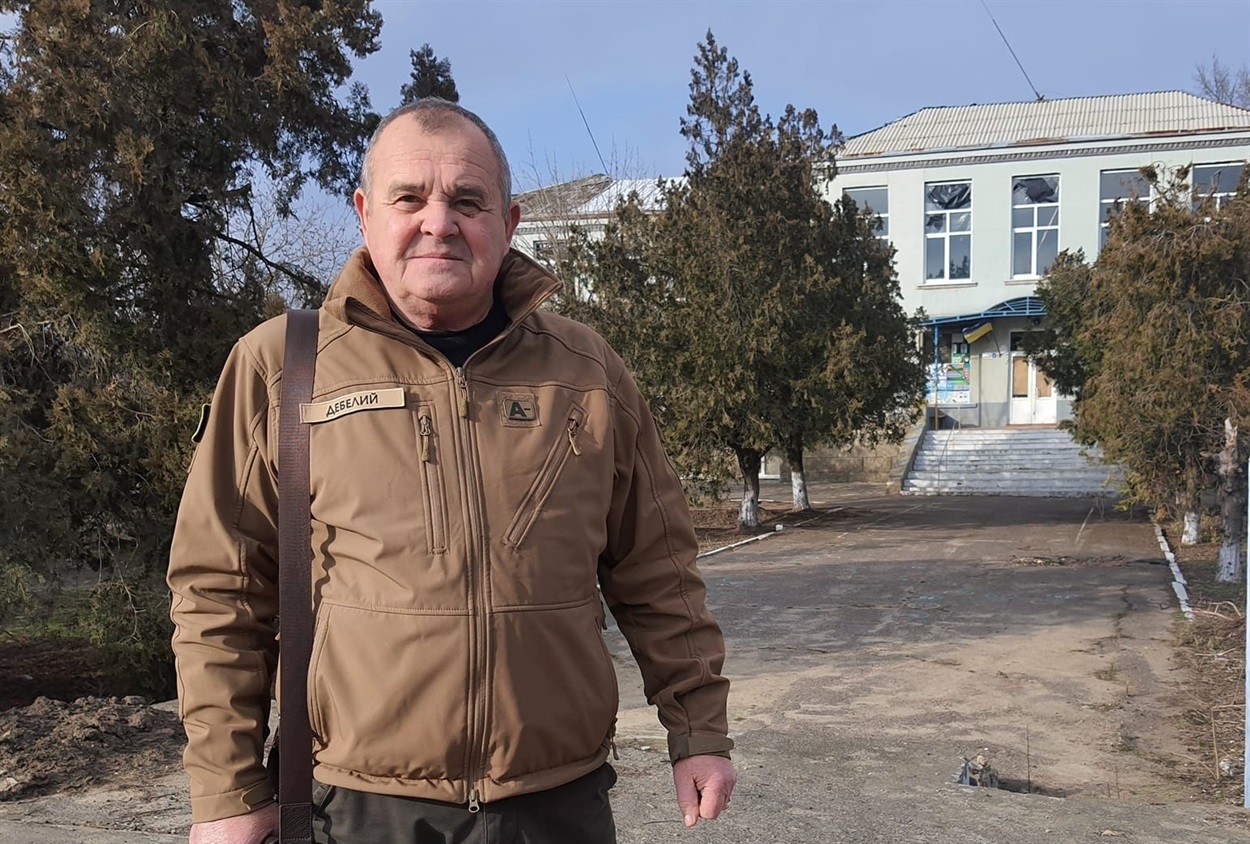 Віктор Дебелий, очільник Іванівської селищної військової адміністрації 