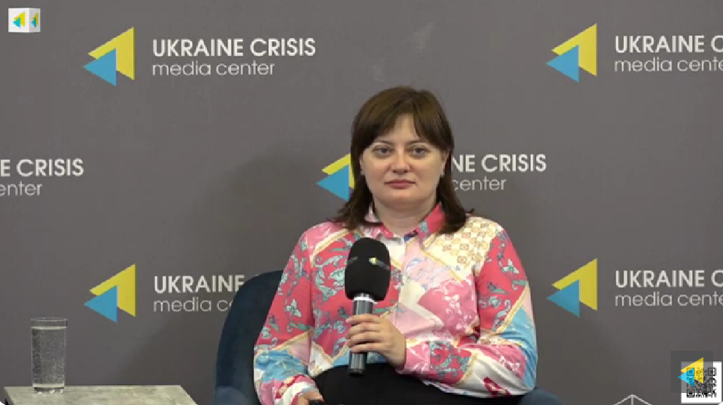 Олена Кульчицька – радниця міністра соціальної політики України. Скріншот uacrisis.org/uk