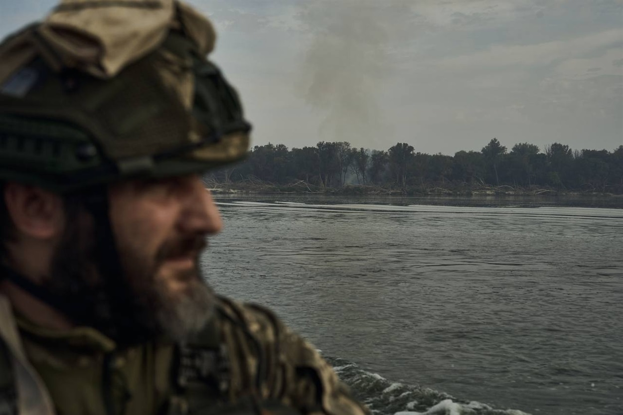 ЗСУ на лівому березі Дніпра. Фото: Костянтин та Владислав Ліберові