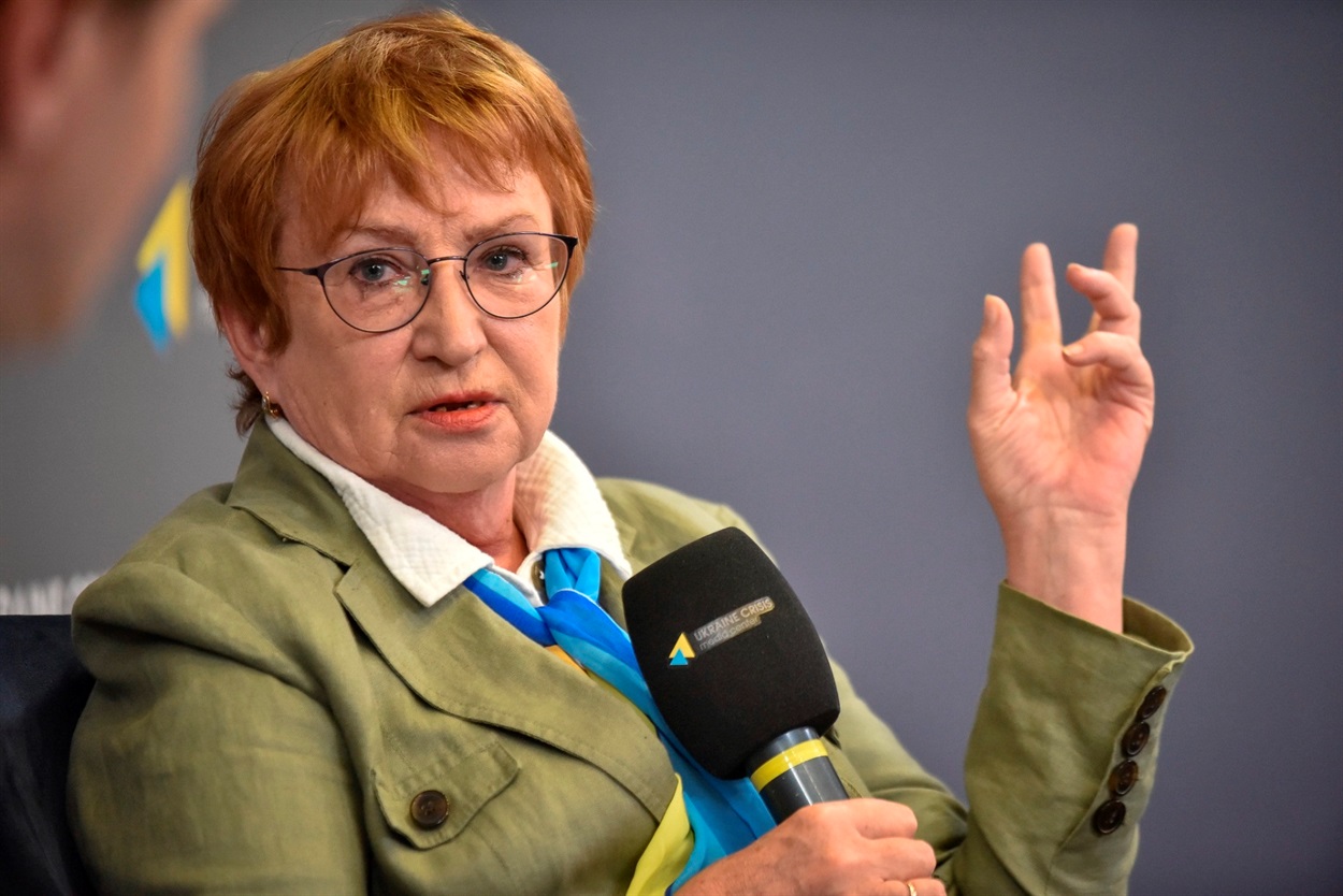 Ольга Кошарна, незалежна експертка з питань ядерної енергетики та безпеки, членкиня колегії Державної інспекції ядерного регулювання України. Фото: uacrisis.org