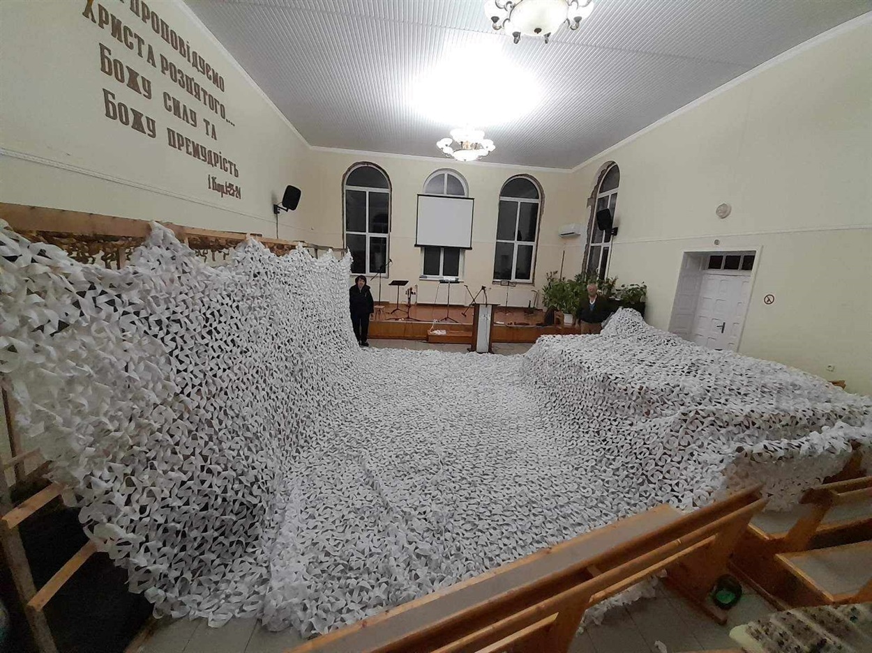 Днями цю сітку відправлять бійцям ЗСУ на фронт 