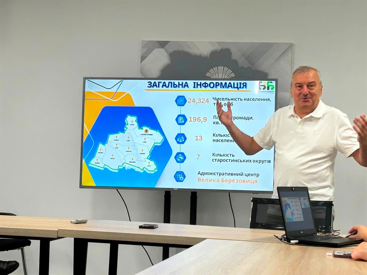Голова Великоберезовицької громади Андрій Галайко