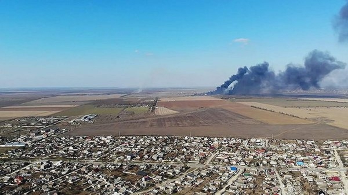 Окупована Чорнобаївка. Фото: CNN