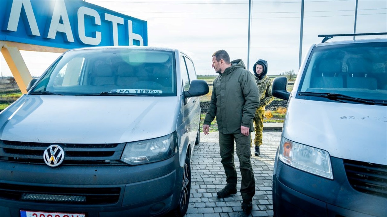 Автомобілі для підрозділів Сил оборони. Фото: Telegram-канал Олександра Прокудіна