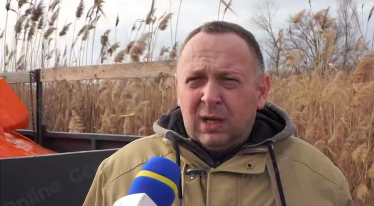 Роман Возняк, начальника управління з питань надзвичайних ситуацій Миколаївської міської ради. Скриншот відео з Телеграм-каналу Олександра Сєнкевича