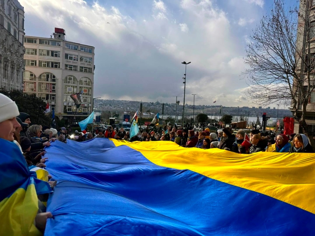 Мітинг в Стамбулі. Фото: Генеральне консульство України в Стамбулі
