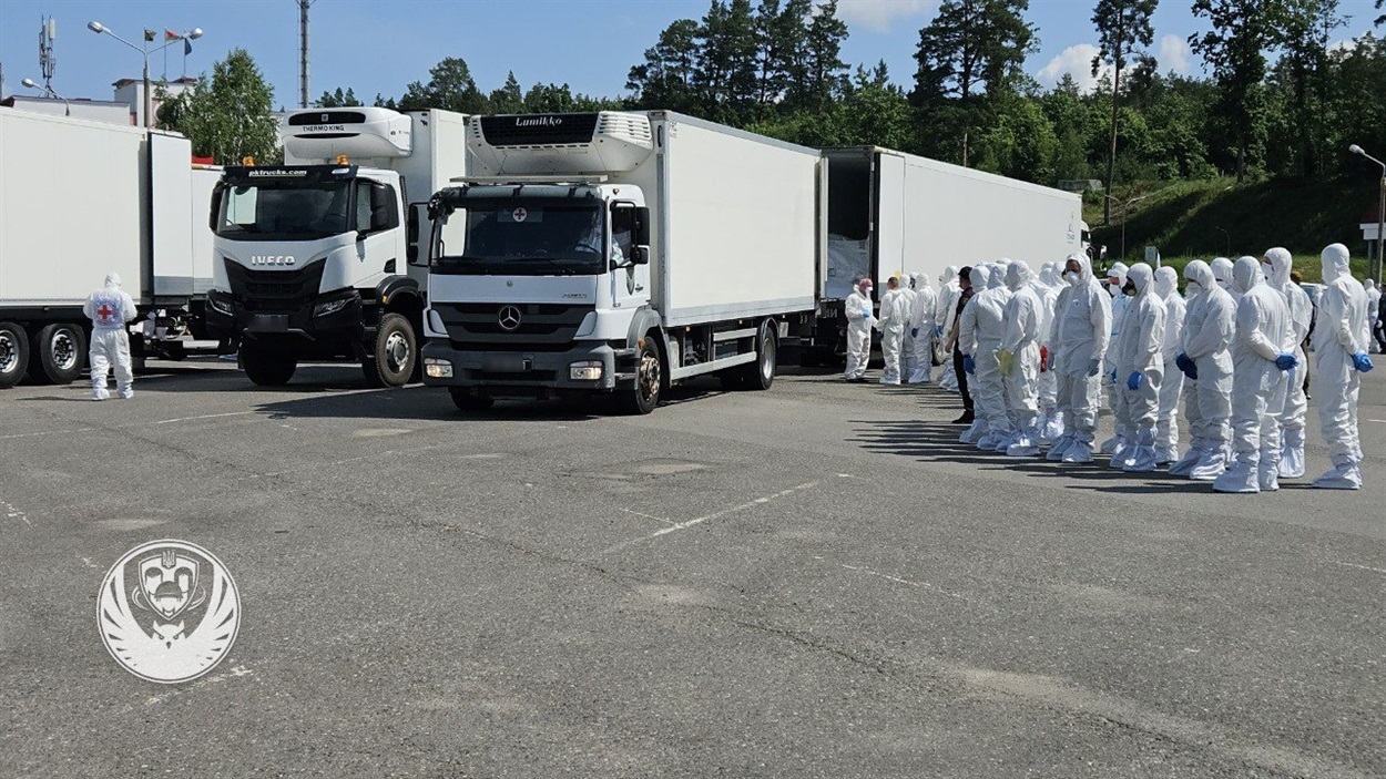 Повернення тіл загиблих військовослужбовців, 16.06.2025 року. Фото: Координаційний штаб з питань поводження з військовополоненими 