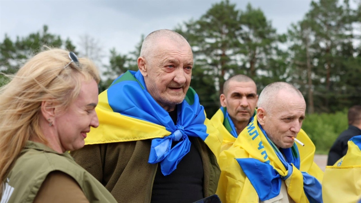 Обмін полоненими 19 червня. Фото: Координаційний штаб з питань поводження з військовополоненими