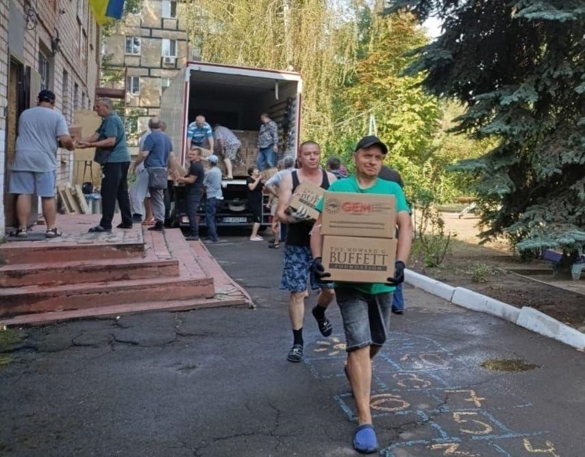Центр підтримки херсонців “Вільні разом” у Кривому Розі. Фото: Херсонська ОДА (ОВА)