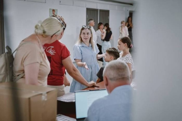 Центр допомоги херсонцям “Вільні разом” у Черкасах. Фото: Черкаська ОВА