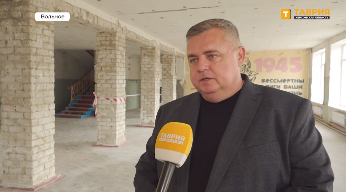 “Глава Нижнесерогозского муниципального округа” Сергій Нікітенко. Скриншот окупайного Телеграм-каналу від 05.06.2025