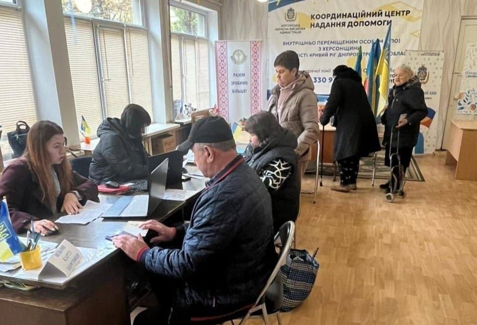 Надання правової допомоги в гумцентрі “Вільні Разом” у Кривому Розі. Фото: Телеграм-канал “Вільні Разом” у Кривому Розі